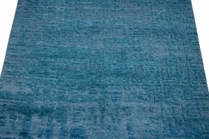Blue Abstract 6X8 Modern Oriental Rug