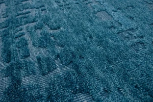 Blue Abstract 6X8 Modern Oriental Rug