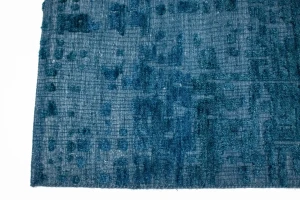 Blue Abstract 6X8 Modern Oriental Rug