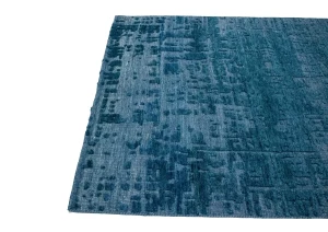 Blue Abstract 6X8 Modern Oriental Rug