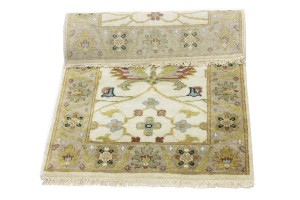 Cream Floral Osh Chobi 2X3 Peshawar Oriental Rug