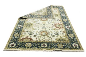 Cream Floral Osh Chobi 6X9 Peshawar Oriental Rug