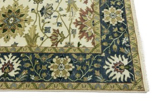 Cream Floral Osh Chobi 8X10 Peshawar Oriental Rug
