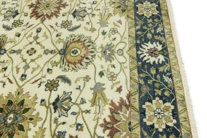 Cream Floral Osh Chobi 8X10 Peshawar Oriental Rug