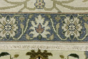 Cream Floral Osh Chobi 2'6X12 Peshawar Oriental Runner Rug