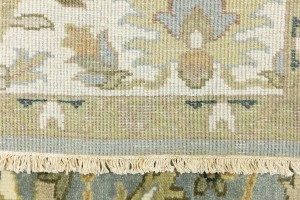 Blue-gray Floral Osh Chobi 6X9 Peshawar Oriental Rug