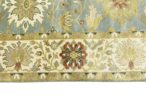 Blue-gray Floral Osh Chobi 8X10 Peshawar Oriental Rug