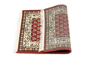 Red Floral 2X3 Indo Botemir Oriental Rug