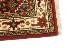 Red Floral Tribal 3X5'5 Indo-Bidjar Oriental Rug