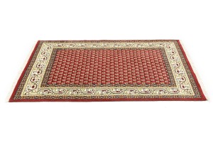 Red Floral 4X6 Indo Botemir Oriental Rug