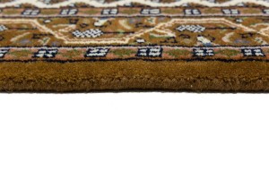 Cream Floral 2'5X8'8 Indo Botemir Oriental Runner Rug