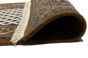 Cream Floral 2'5X8'8 Indo Botemir Oriental Runner Rug