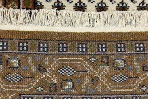 Cream Floral 2'5X8'8 Indo Botemir Oriental Runner Rug