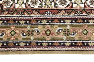 Cream Floral Tribal 6X8 Indo-Bidjar Oriental Rug