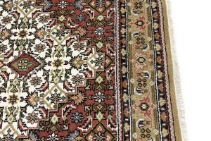 Cream Floral Tribal 6X8 Indo-Bidjar Oriental Rug