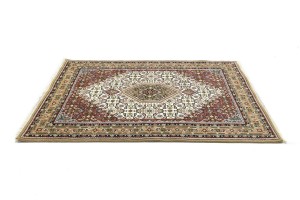 Cream Floral Tribal 6X8 Indo-Bidjar Oriental Rug