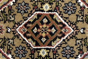 Cream Floral Tribal 6X8 Indo-Bidjar Oriental Rug