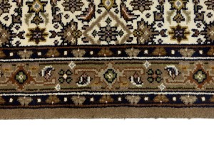 Cream Floral Tribal 4X6 Indo-Bidjar Oriental Rug