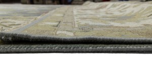 Blue-gray Floral Osh Chobi 12X15 Peshawar Oriental Rug