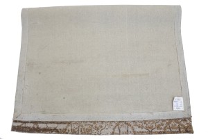 Amber Brown 4X6 Vintage Style Oriental Rug