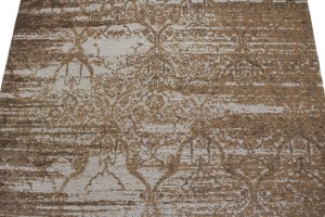 Amber Brown 4X6 Vintage Style Oriental Rug