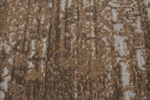 Amber Brown 4X6 Vintage Style Oriental Rug