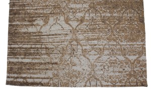 Amber Brown 4X6 Vintage Style Oriental Rug