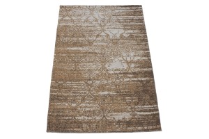 Amber Brown 4X6 Vintage Style Oriental Rug
