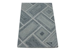 Multicolored Geometric 2X3 Hand-Tufted Modern Rug