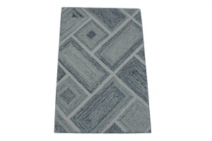 Multicolored Geometric 2X3 Hand-Tufted Modern Rug