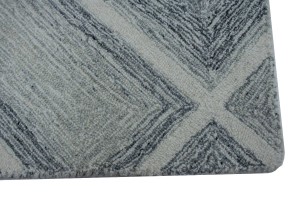 Multicolored Geometric 2X3 Hand-Tufted Modern Rug