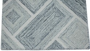 Multicolored Geometric 2X3 Hand-Tufted Modern Rug