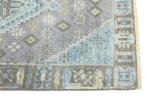 Taupe Tribal 3X8 Indo-Joshaghan Oriental Runner Rug