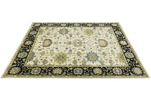 Cream Floral Osh Chobi 8X10 Peshawar Oriental Rug