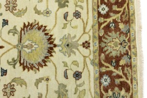 Cream Floral Osh Chobi 5X8 Peshawar Oriental Rug