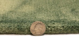 Hunter Green Tie-Dye 5X8 Hand-Tufted Modern Rug