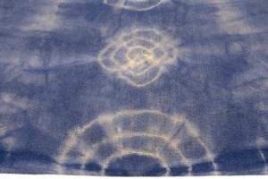 Purple-navy Tie-Dye 5X8 Hand-Tufted Modern Rug