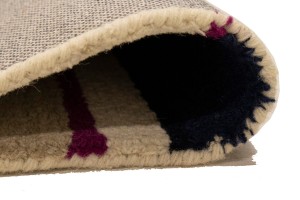 Multicolored Stripes 5X8 Hand-Tufted Modern Rug