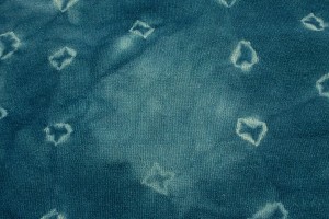 Blue Tie-Dye 5X8 Hand-Tufted Modern Rug