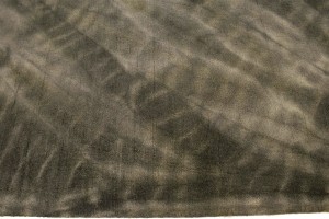 Dark Brown Tie-Dye 5X8 Hand-Tufted Modern Rug