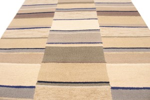 Multicolored Stripes 5X8 Hand-Tufted Modern Rug