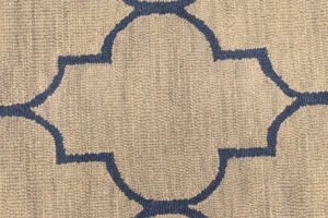 Beige Trellis 5X8 Hand-Tufted Modern Rug