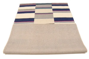 Multicolored Stripes 5X8 Hand-Tufted Modern Rug