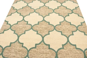 Multicolored Trellis 5X8 Hand-Tufted Modern Rug