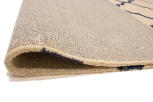Cream Trellis 5X8 Hand-Tufted Modern Rug