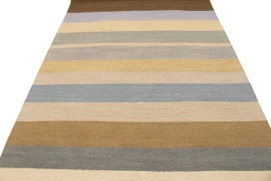 Multicolored Stripes 5X8 Hand-Tufted Modern Rug