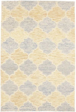 Multicolored Trellis 5X8 Hand-Tufted Modern Rug
