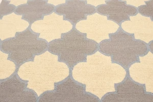 Multicolored Trellis 5X8 Hand-Tufted Modern Rug