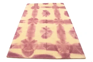 Blush Tie-Dye 5X8 Hand-Tufted Modern Rug