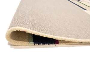 Multicolored Stripes 5X8 Hand-Tufted Modern Rug